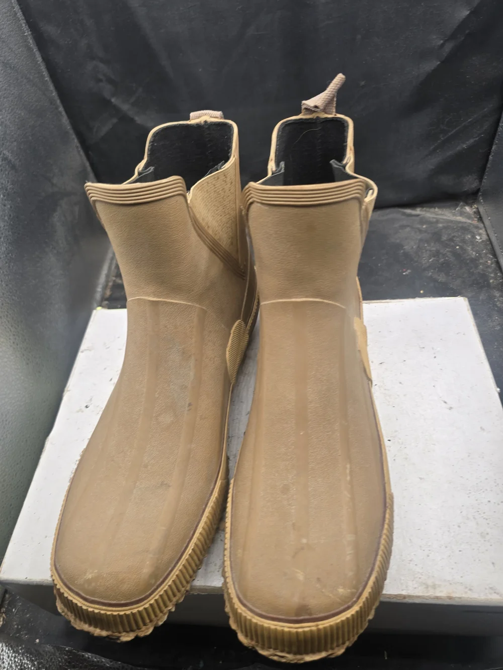 Georgia Boot Tan Waterproof Pull-On Rain & Snow Boots
